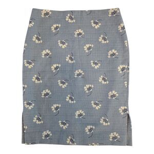 EC LOFT OUTLET FLORAL SKIRTS W/SLITS SZ. 00P